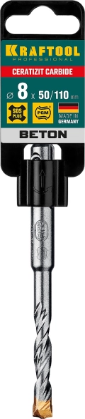 KRAFTOOL Cerazit Carbide, 8 х 110 мм, SDS-plus бур (29320-110-08)