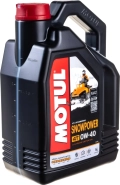 Синтетическое моторное масло MOTUL SNOWPOWER 4T 0W40 (4л) 105892