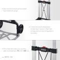 Складная хозяйственная тележка STAYER PROTruck, до 120 кг, из алюминиевого сплава, платформа 48.5 х 35 см, колеса d 16 см, вес 5 кг