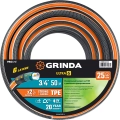 PROLine GRINDA ULTRA 6, 3/4″, 50 м, 25 атм, шестислойный, двойное армирование, поливочный шланг
