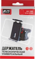Автомобильный держатель AVS Comfort AH-1902 - для смартфонов с шириной корпуса от 118 до 188 мм, установка на приборную панель, быстрая и легкая фиксация, регулировка угла наклона