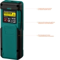 Лазерный дальномер KRAFTOOL LD-40, 5 см - 40 м