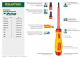 Высоковольтная отвертка KRAFTOOL PH1 х 80 мм
