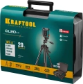В кейcе KRAFTOOL CL 20 #4 нивелир лазерный, 20 м, IP54, точн. +/-0,2 мм/м, держатель, штатив