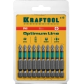 Биты KRAFTOOL Optimum, PH1, 50 мм, 10 шт