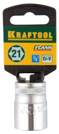 Торцовая головка KRAFTOOL FLANK, 1/2″, 21 мм