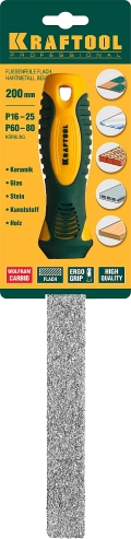 Плоский напильник с карбидом вольфрама KRAFTOOL 200 мм