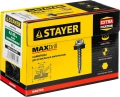 STAYER Саморезы СКД кровельные, RAL 6005 зеленый насыщенный, 29 x 4.8 мм, 400 шт, для деревянной обрешетки