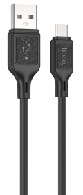 Кабель USB - Micro USB (для Android) HOCO X90 3А черный 1м (00178)