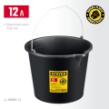 Строительное пластиковое ведро STAYER STRONG, 12 л