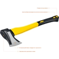 Professional STAYER FIBERGLASS, 1000/1500 г, 380 мм, кованый топор-колун