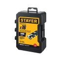 Набор сверл по металлу для винтовёртов и шуруповертов IMPACT READY STAYER НЕХ-1/4″, 16 шт