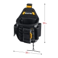 Поясная сумка KRAFTOOL KP-13E с быстросъёмным креплением FastClip, 13 карманов и петель, 280 х 200 мм