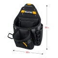 Поясная сумка KRAFTOOL KP-27 с быстросъёмным креплением FastClip, 27 карманов и петли, 350 х 260 мм