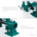 Чугунные слесарные тиски KRAFTOOL 3D Multi-Purpose, 125 мм