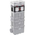 Пластиковый ящик с 3 органайзерами и 18 ячейками KETER STACKNROLL, 481 х 332 х 233 мм, (19″)