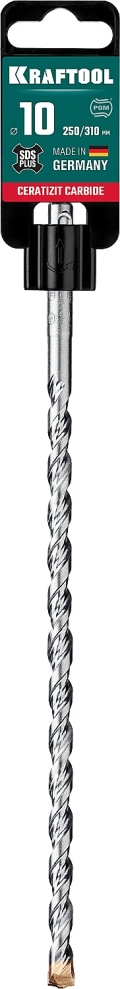 SDS-plus бур KRAFTOOL Cerazit Carbide, 10 х 310 мм