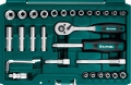 Универсальный набор инструмента KRAFTOOL X-Drive, 57 предм., (1/4″)