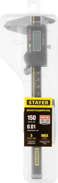 Professional STAYER 150 мм, электронный штангенциркуль