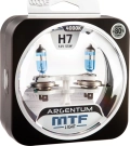 Комплект галогенных ламп MTF Light Argentum (+80%) H7 55W 12V - на 80% больше света!