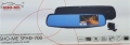 Видеорегистратор Sho-Me SFHD-700 в виде зеркала заднего вида - двухканальная видеозапись, максимальное разрешение записи 1980*1080, дисплей 4.5 дюйма, внешняя VGA камера, датчик удара