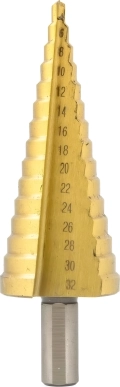 Сверло ступенчатое HSS 4241 4-32мм , в блистере Forsage F-44740