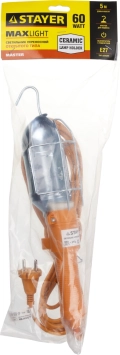 Переносной светильник STAYER MAXLight, 60 Вт