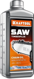 Цепное полусинтетическое масло для бензо и электропил KRAFTOOL TimberPlus, 1 л