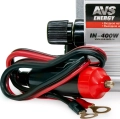 Инвертор AVS Energy IN-400W - номинальная мощность 400 Вт, USB-выход, защита от перегрева и короткого замыкания, индикатор для контроля за работой инвертора