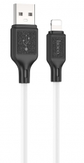 Кабель USB - Lightning (для iPhone) 2,4А HOCO X90 белый 1м (00177)