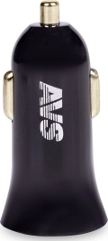 Автомобильное зарядное устройство AVS UC-522 Black Edition - 2 порта USB, выходной ток 2.4 А, цвет черный, выходное напряжение 5 В, напряжение питания 12-24В