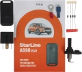 Автосигнализация StarLine AS90 ECO - автозапуск, GSM, Bluetooth, метка