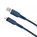 Кабель USB - Lightning (для iPhone) 2,4А HOCO X59 синий 1м (00209)