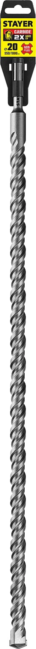 STAYER 20 x 1000 мм, SDS-plus бур, Professional (2930-1000-20)