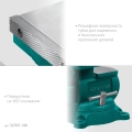 Слесарные тиски KRAFTOOL Reversible 140 мм, расход 273 мм