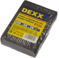 Четырехсторонняя шлифовальная губка DEXX Р320, 100 х 68 х 26 мм, водостойкая