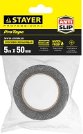 Professional STAYER 50 мм, 5 м, черная, противоскользящая клейкая лента