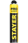 Professional STAYER PRO, 750 мл, пистолетная, выход до 35 л, всесезонная, монтажная пена