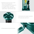 Бутылочный гидравлический домкрат KRAFTOOL KRAFT-LIFT, 6 т, 216 - 413 мм