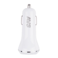 Автомобильное зарядное устройство AVS UC-322 White - 2 x USB, максимальный ток 2,4 А, выходное напряжение 5 В, напряжение питания 12-24В
