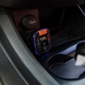 Автомобильный FM-трансмиттер AVS F-1032L - MP3 плеер + FM трансмиттер с дисплеем и контурной подсветкой