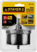 Professional STAYER 3 шт, (60-67-74 х 32 мм), усиленная, наборная кольцевая пила по дереву