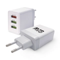 USB сетевое зарядное устройство AVS 3 порта UT-730 (QC 3.0, 3A)
