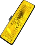 Противотуманные фары галогенные AU-LITE 7203 желтые с крышкой 162 мм х 52 мм (комплект)