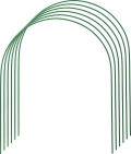 Дуги для парника GRINDA 3.0 м, стальные, покрытие ПВХ, 6 шт