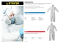 STAYER р. 50-52, защитный комбинезон из ламинированного спанбонда 60гр/м2, Professional (1160-50)