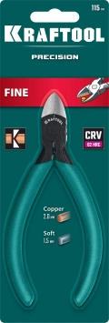 Прецизионные бокорезы KRAFTOOL Kraft Mini, чистый рез 115 мм