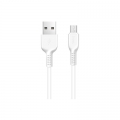 Кабель USB - Micro USB (для Android) HOCO X20 2,4А белый 2м (00224)