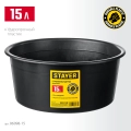 Круглый строительный таз STAYER STRONG, 15 л