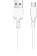 Кабель USB - Micro USB (для Android) HOCO X20 2,4А белый 3м (00226)